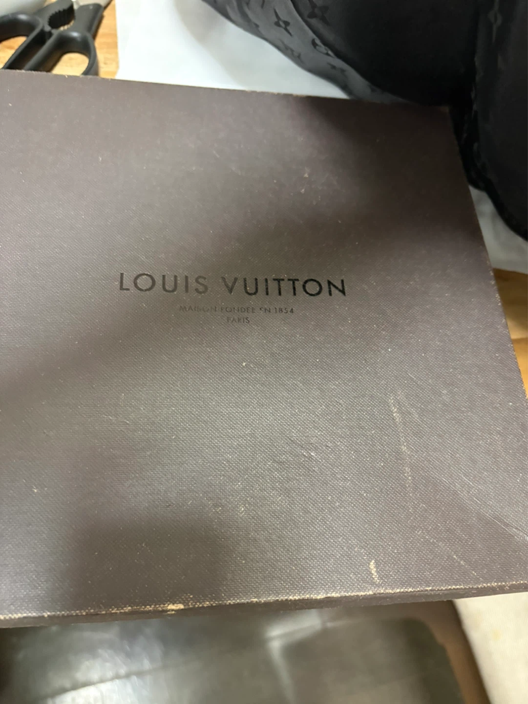 Louis Vuitton Grey Scarf