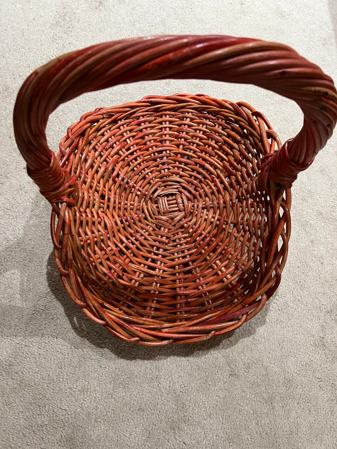 Wicker Basket with Handle - photo 4