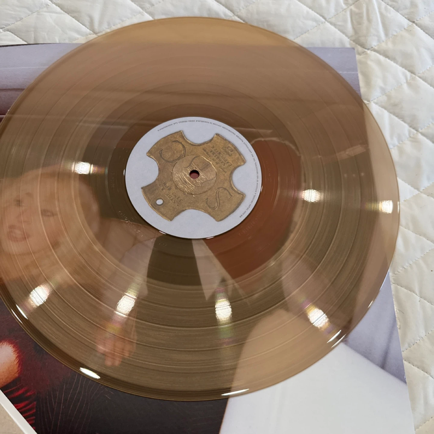Sabrina Carpenter "emails i can't send" Vinyl Record (Gold) - photo 3
