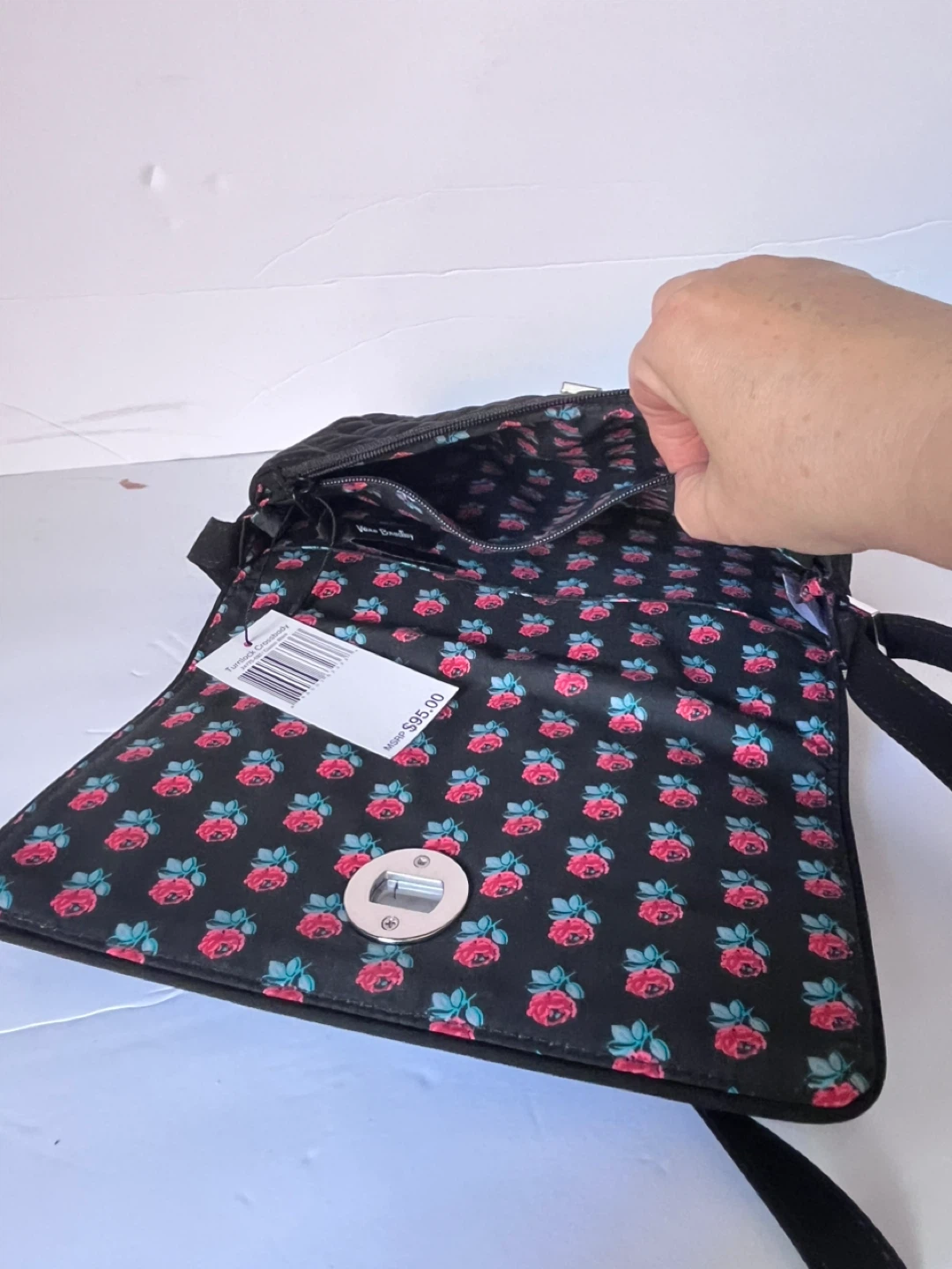 Vera Bradley Black Quilted Shoulder Bag - photo 3