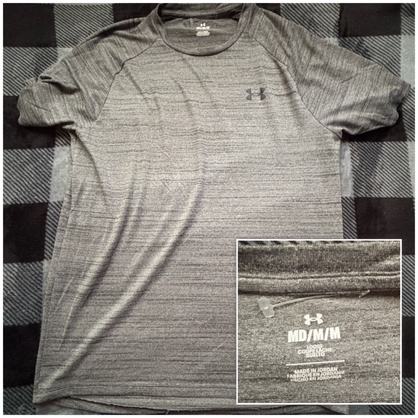 Under Armour - Grey Heather T-Shirt - *Size Men Medium*