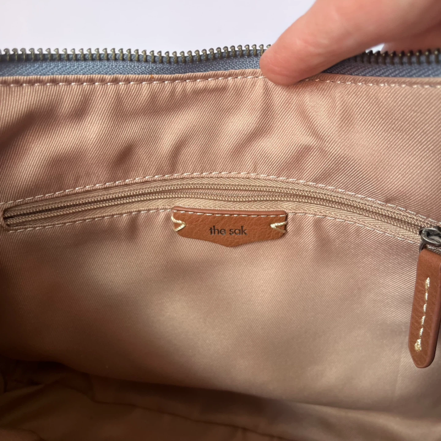 The Sak Brook hobo Leather Shoulder Bag - Blue - photo 4