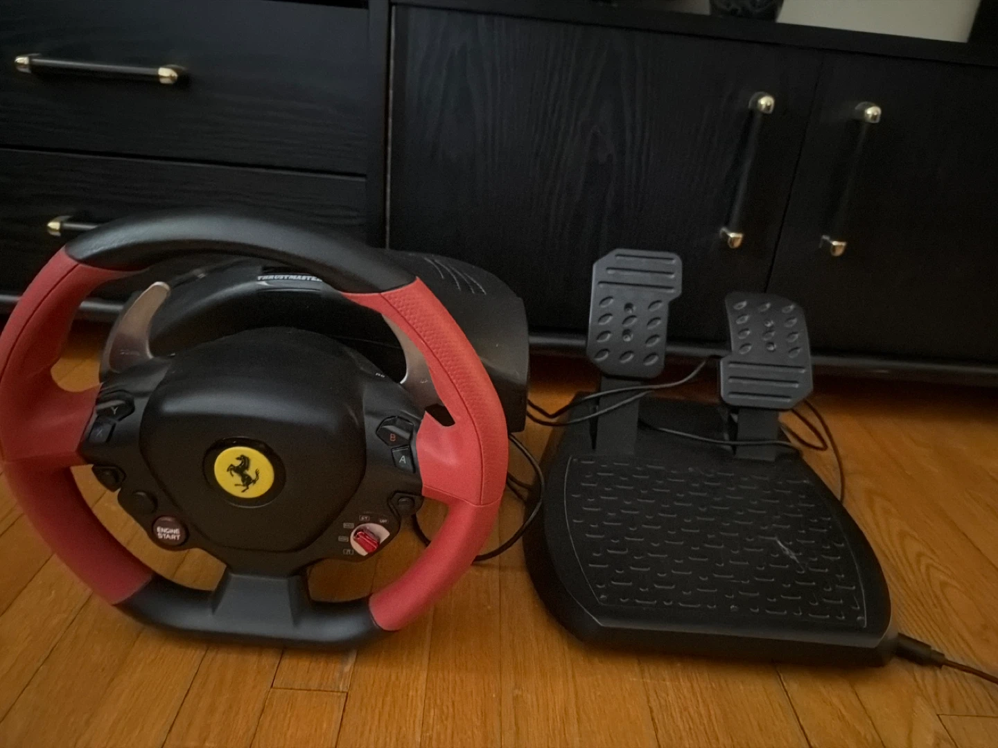 Ferrari 458 Spider Racing Wheel and pedal set
