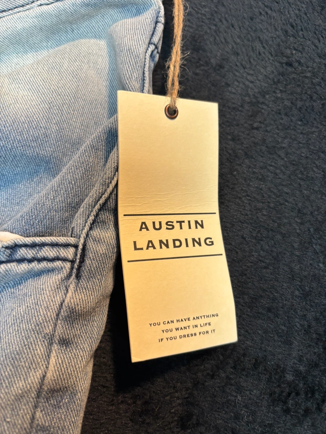 Austin Landing High Rise Loose Fit Jort Shorts Size 9 - photo 2
