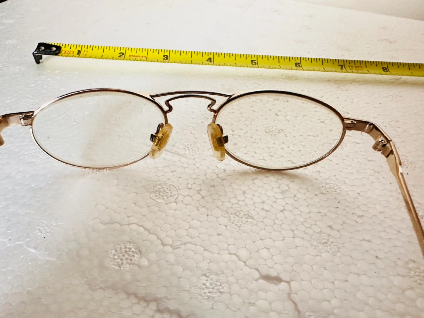 Gold Tone Oval Eyeglasses - photo 3