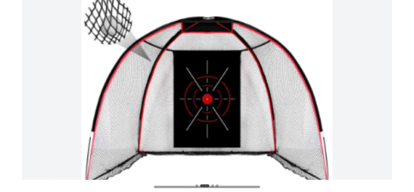Golf Hitting Net and Mat and Ball Tray