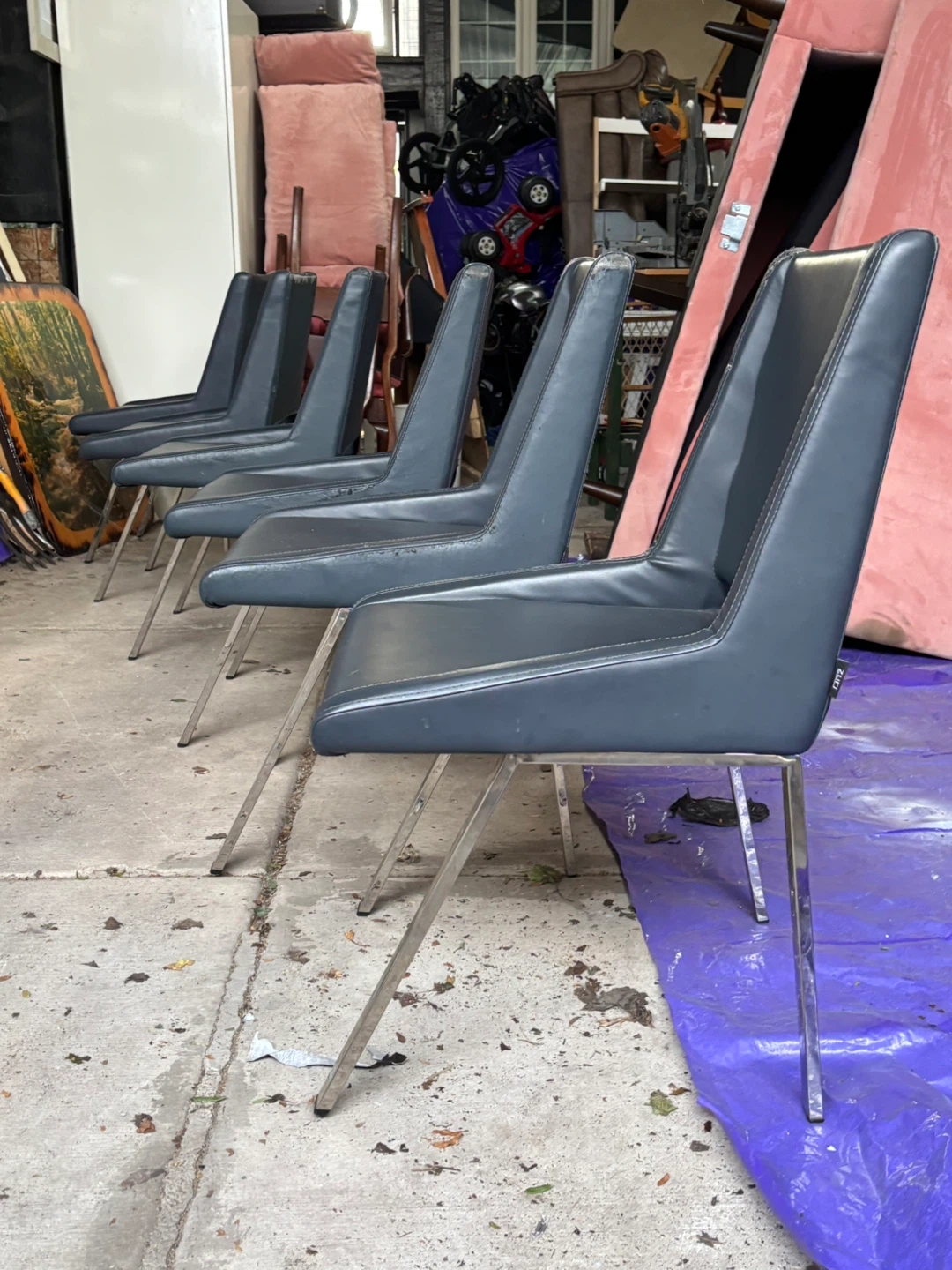 Set of 6 Zuri Contemporary Comfort Dining Chairs - photo 4