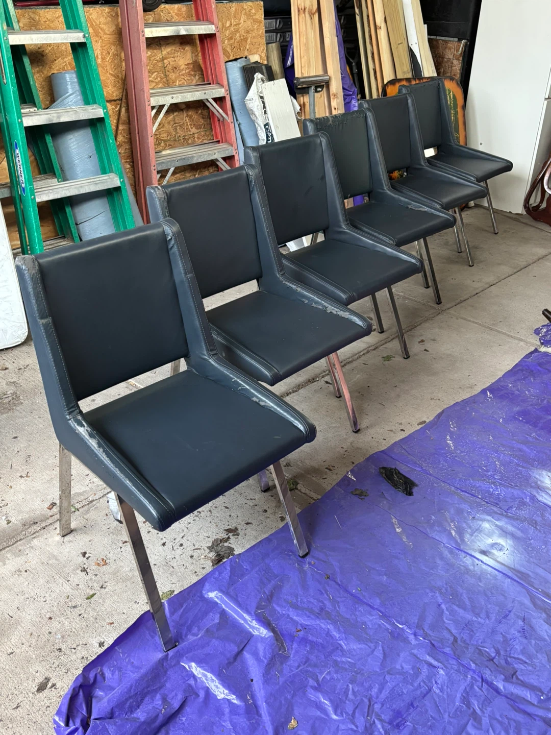 Set of 6 Zuri Contemporary Comfort Dining Chairs - photo 2