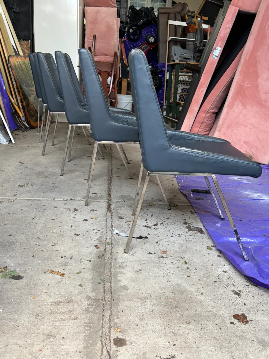 Set of 6 Zuri Contemporary Comfort Dining Chairs - photo 3