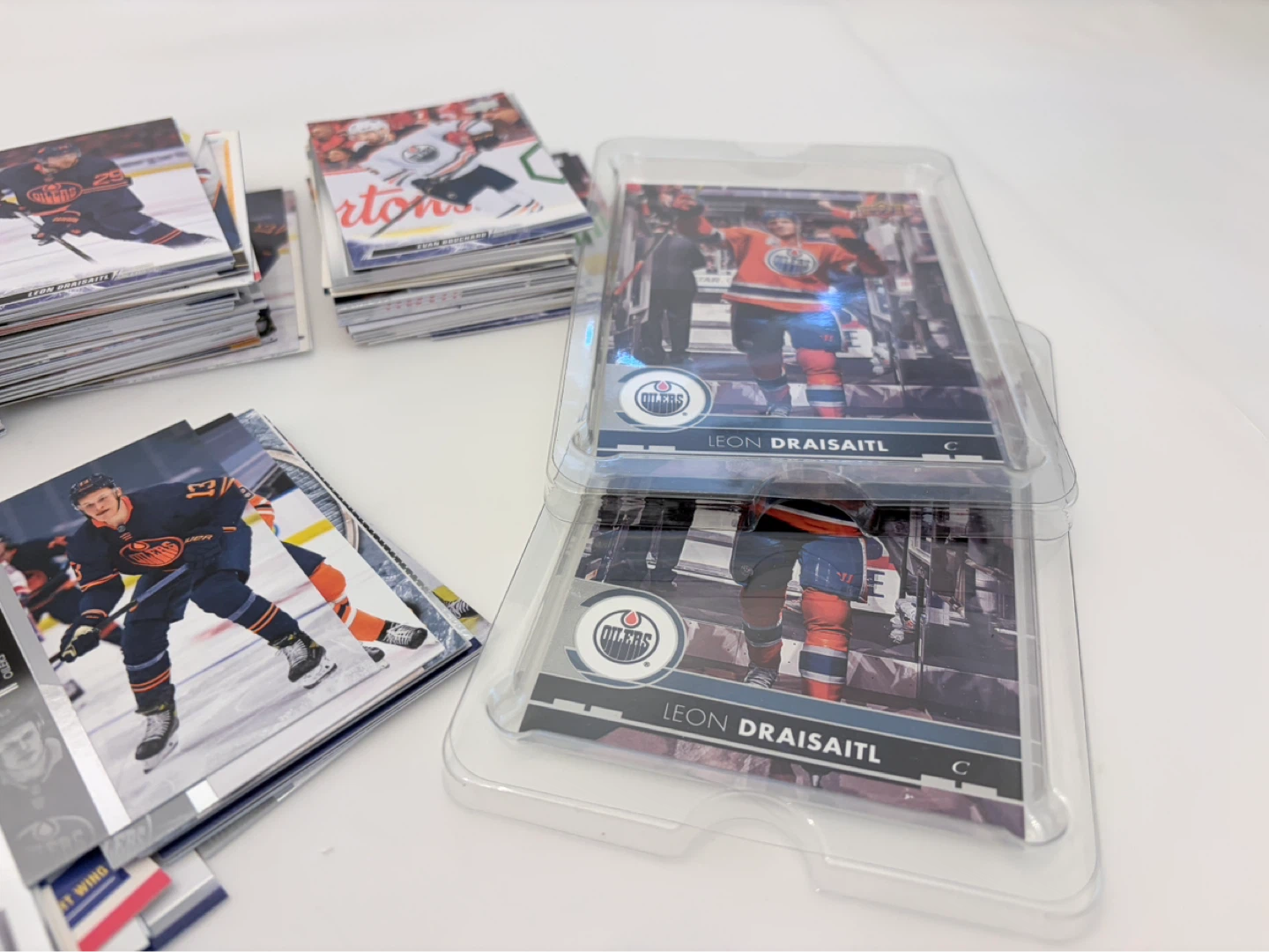 140 Card Lot Edmonton Oilers Hockey Cards McDavid Draisaitl More - photo 4