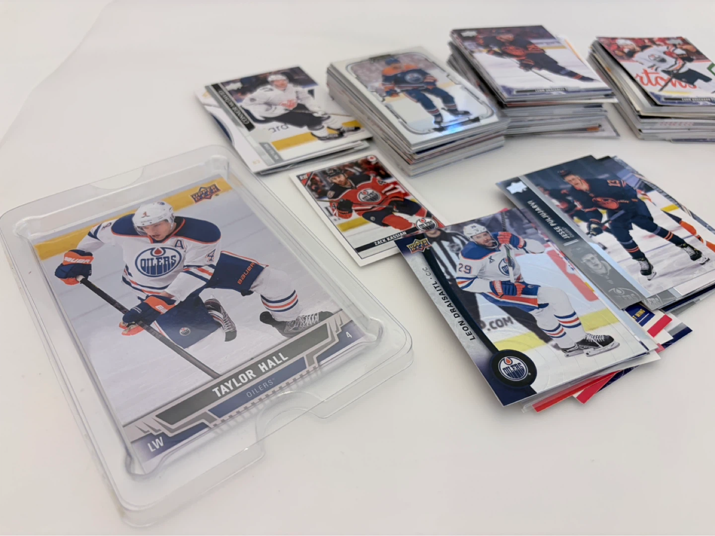 140 Card Lot Edmonton Oilers Hockey Cards McDavid Draisaitl More - photo 2