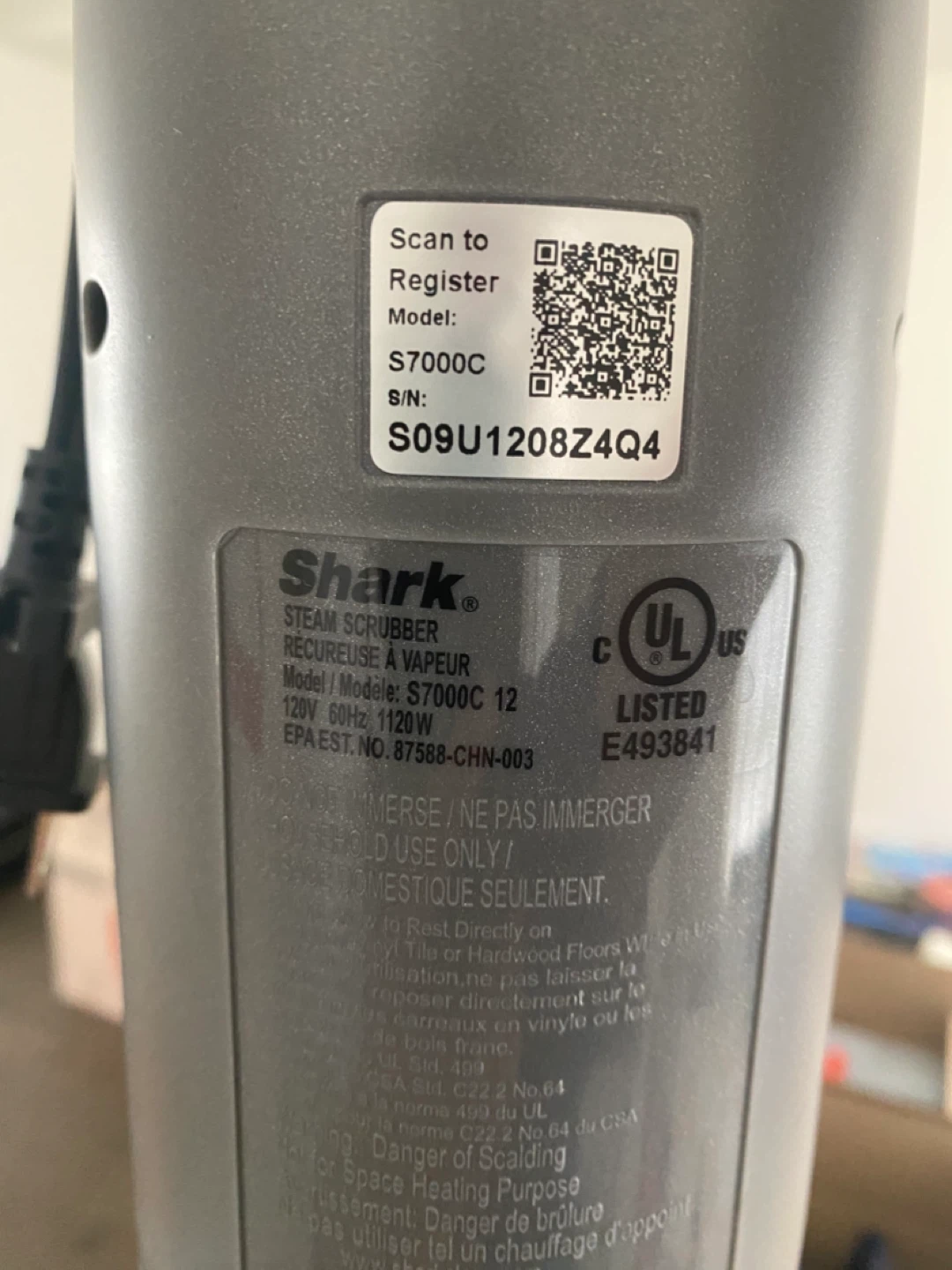Shark Steam & Scrub Steam Mop S7000C - photo 2