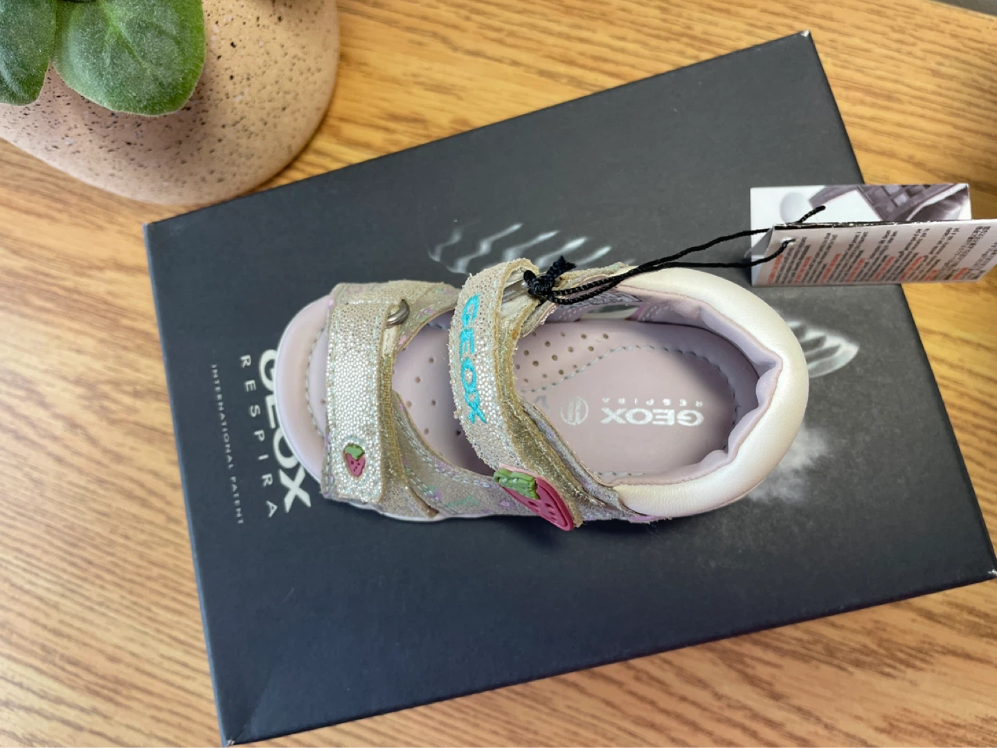 NIB Geox Respira Baby Sandals, Size US 4.5 / EU 20 - photo 3