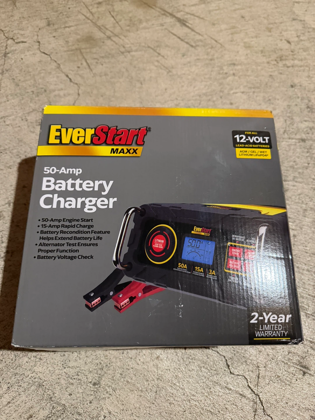 EverStart MAXX 50-Amp Battery Charger