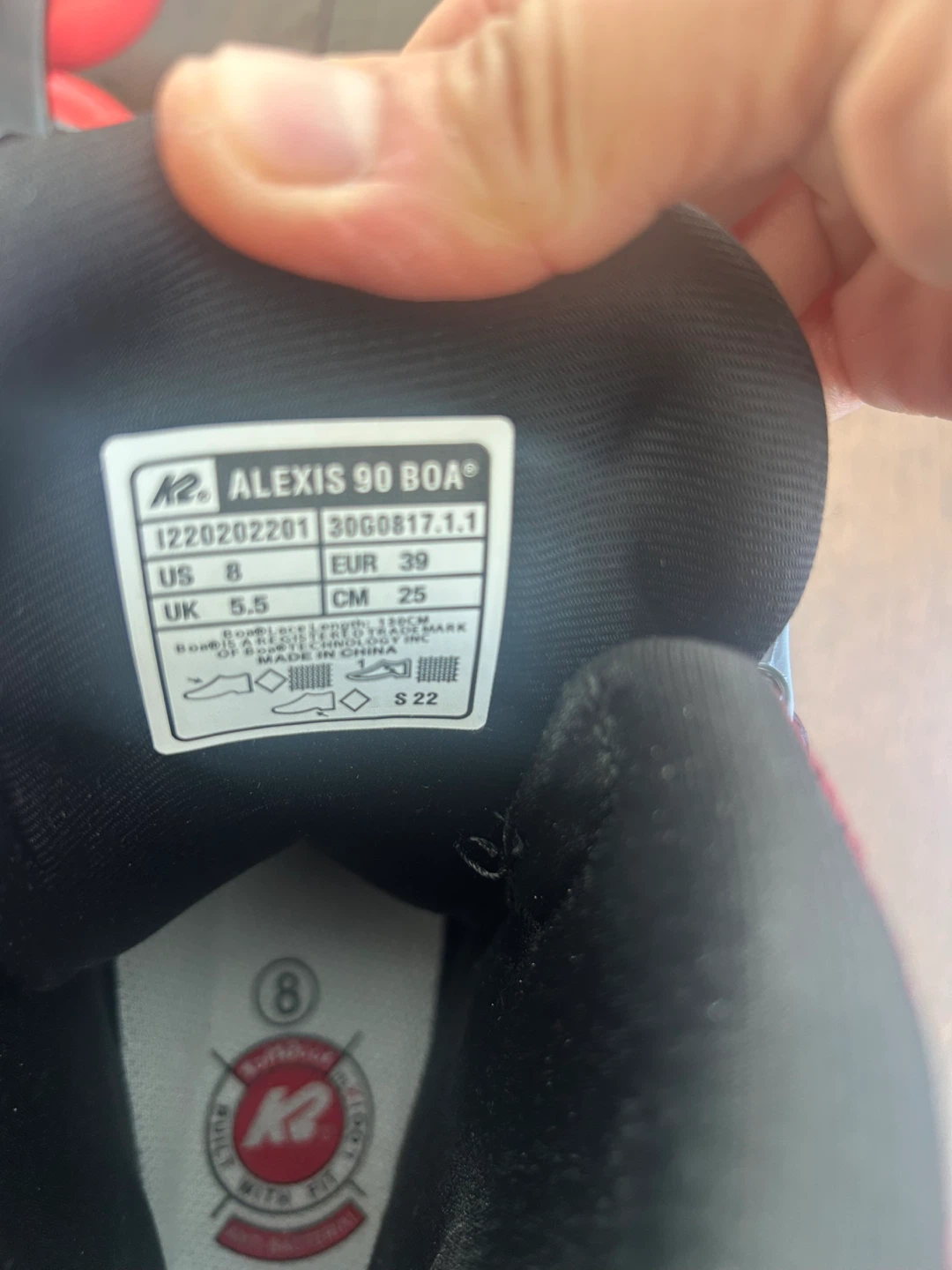 K2 Alexis 90 BOA Inline Skates - Women's Size 8 - photo 2