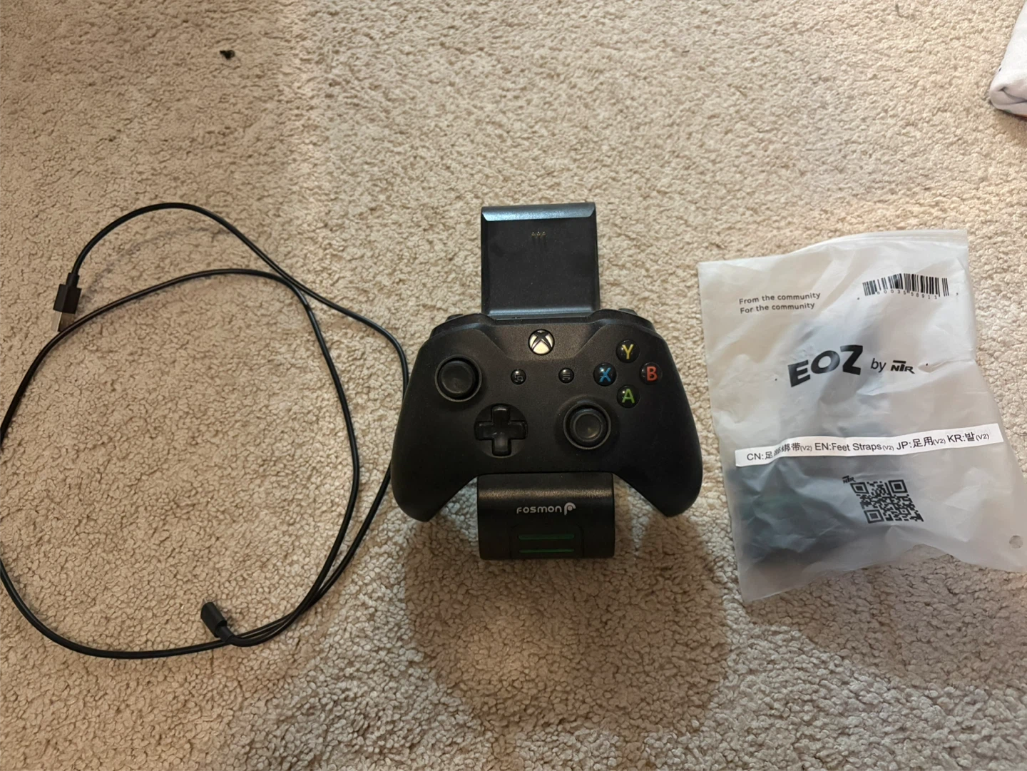 Wireless Xbox Controller + Charging Dock & USB Cable