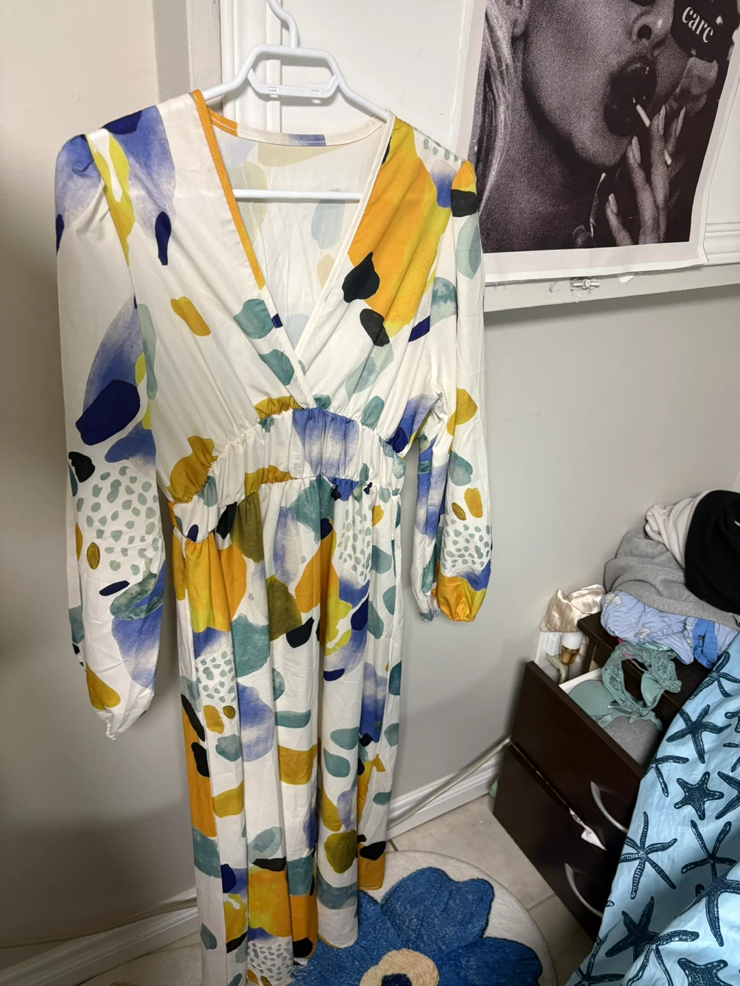 Women's Abstract Print Maxi Dress - photo 2