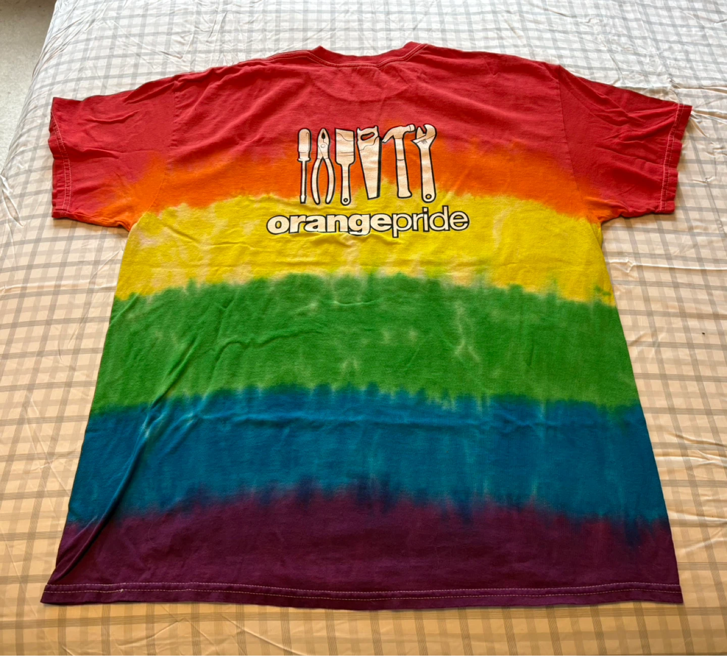 ✨✨The Home Depot OrangePride Rainbow Tie-Dye T-Shirt - photo 2