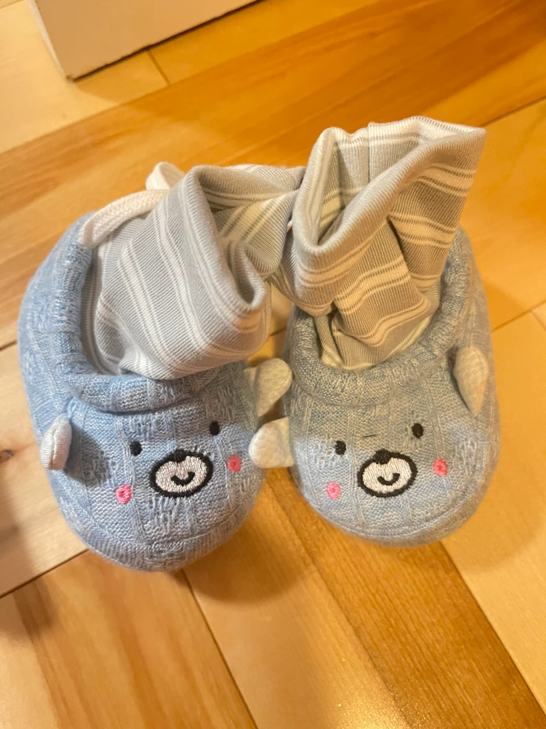 Baby Booties - Blue Bear