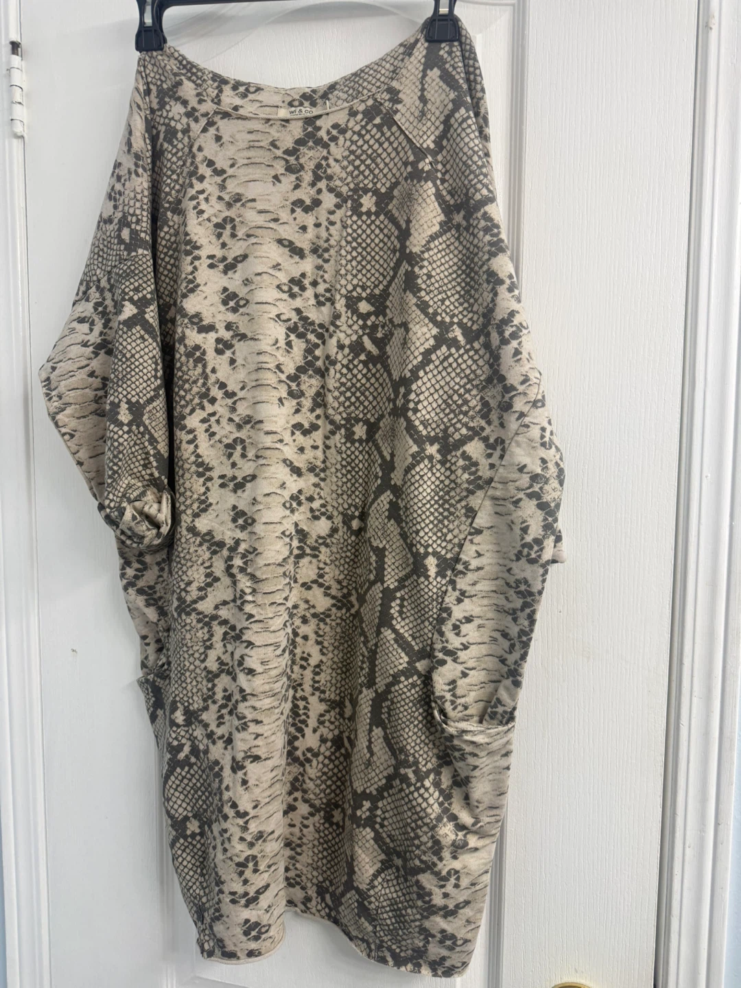 WI & CO Snake Print Dress - Size S - photo 2