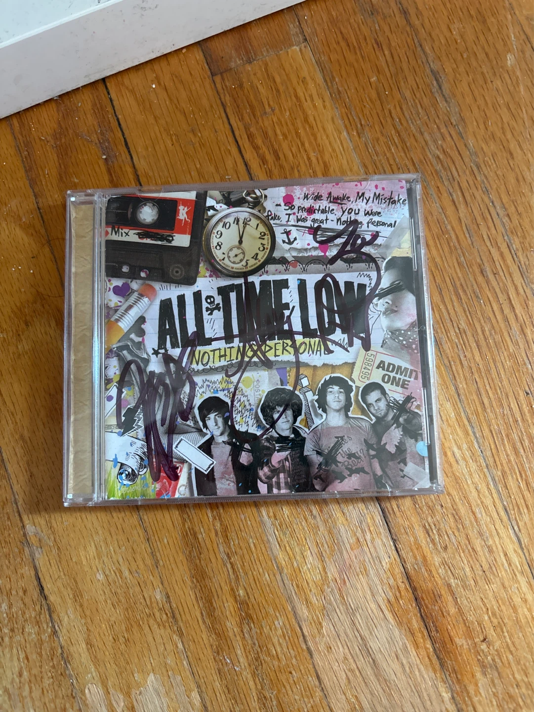 All Time Low Nothing Personal CD - Signed