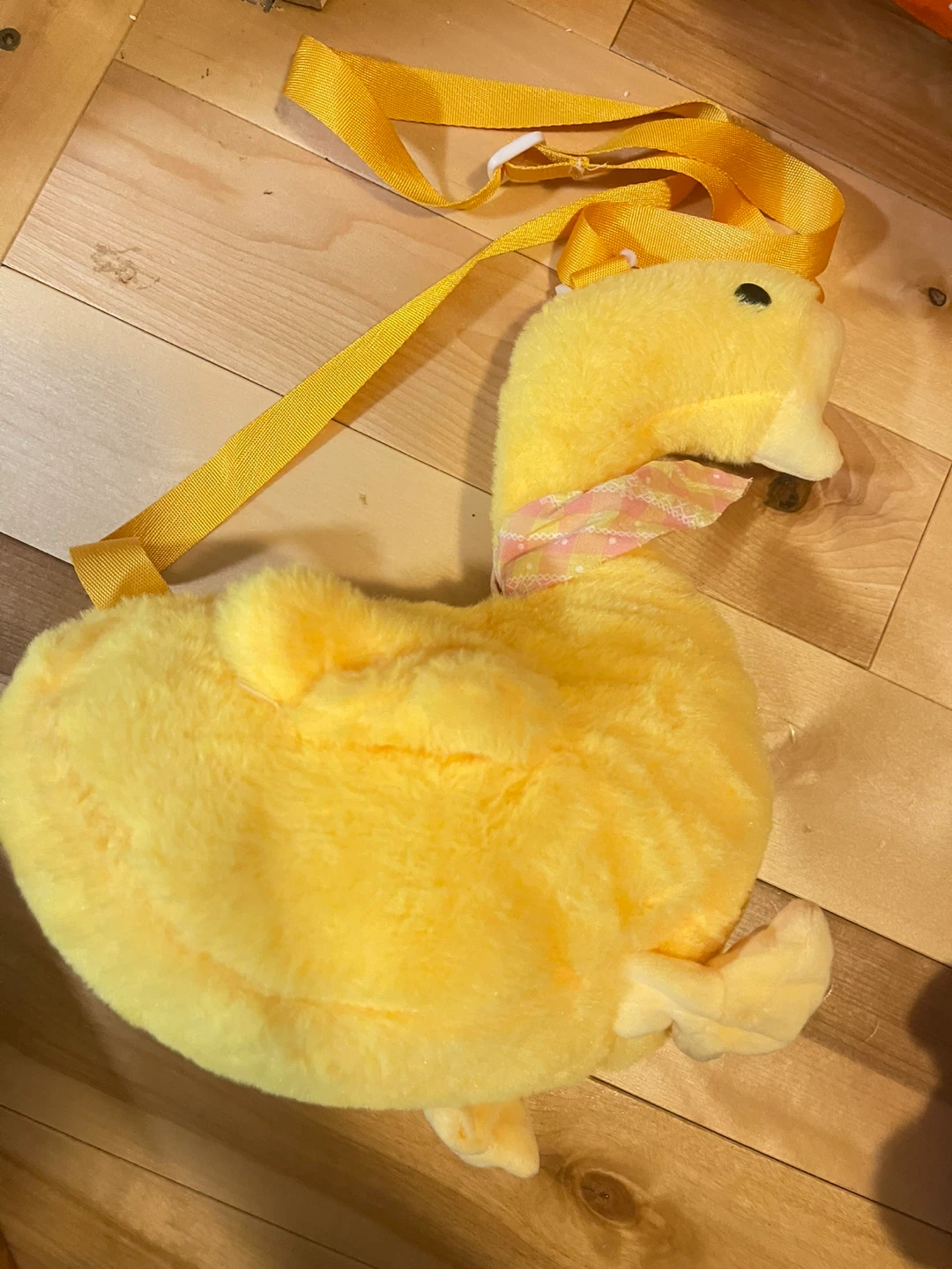 Yellow Duck Plush Crossbody Bag