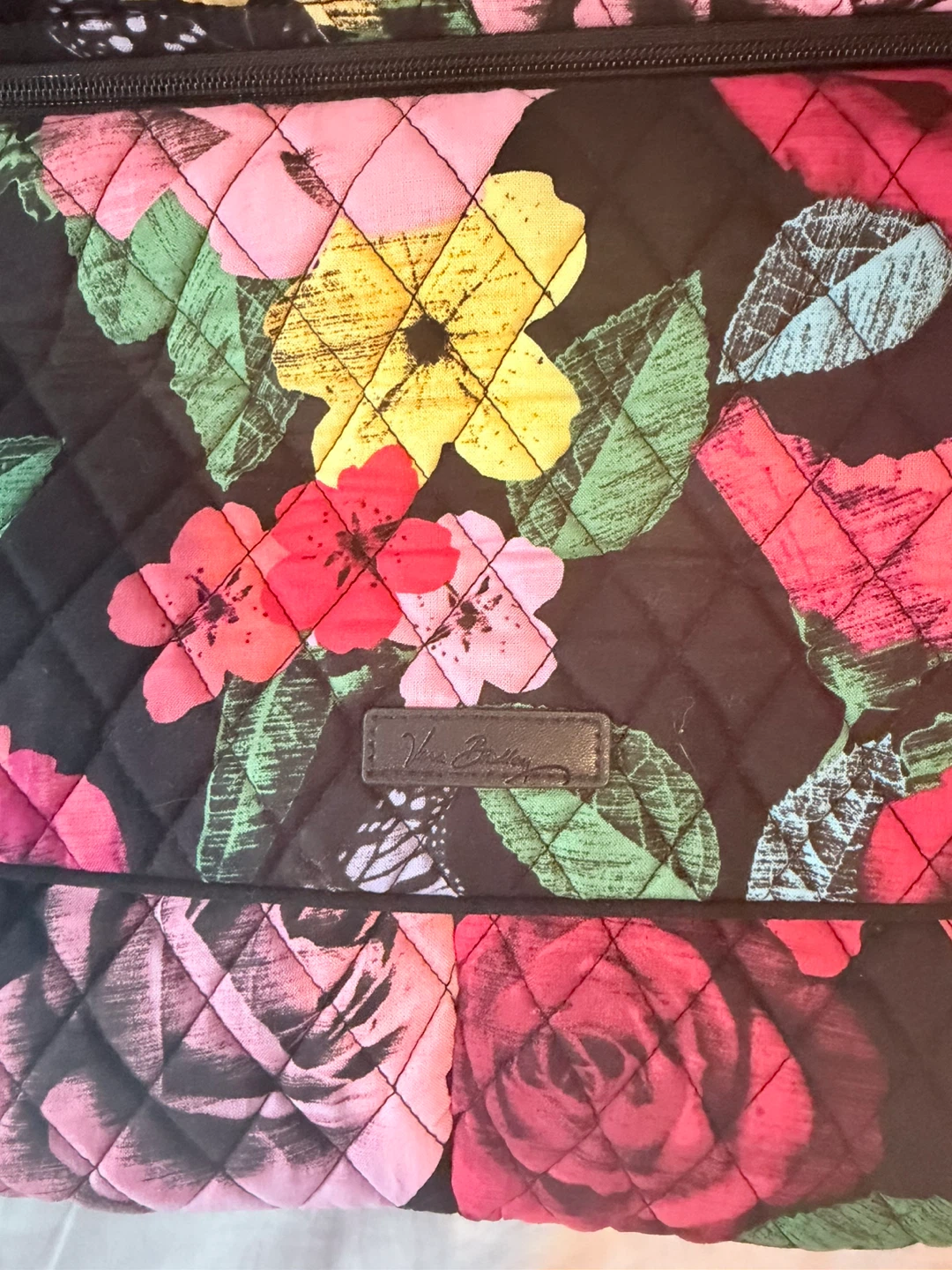 Vera Bradley Shoulder black floral  Bag - photo 2