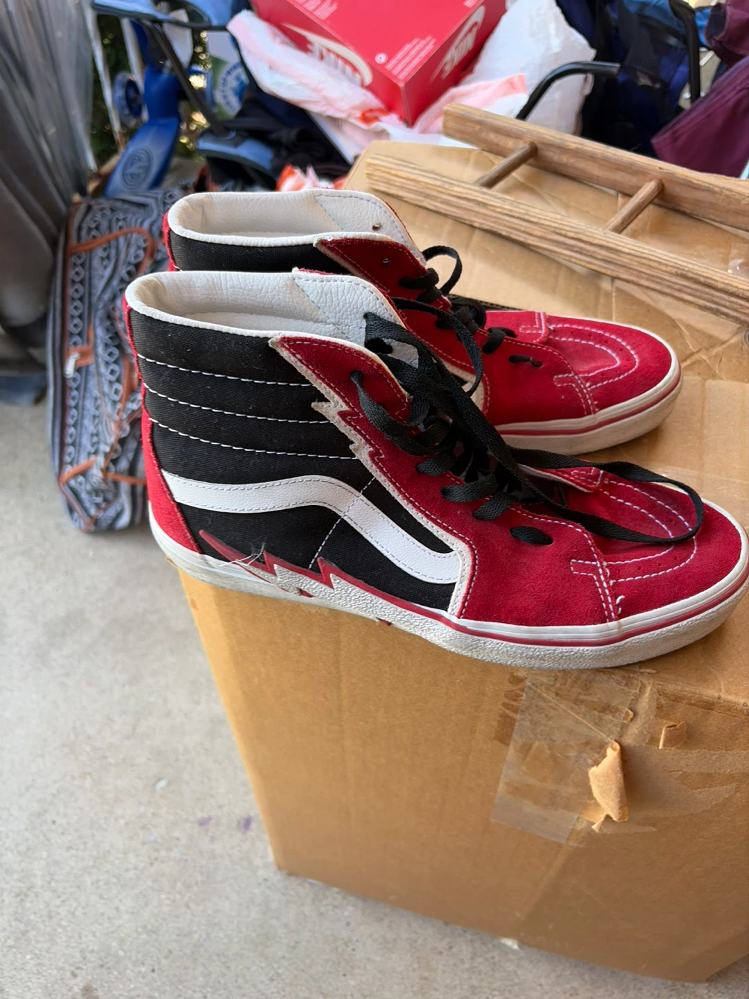 Vans Sk8-Hi Lightning Bolt Skate Shoes