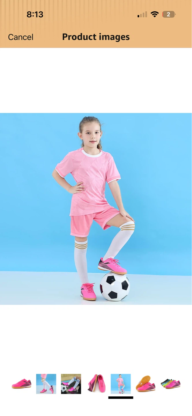 Kids indoor soccer shoes - photo 3