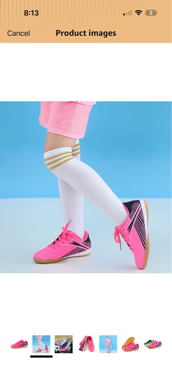 Kids indoor soccer shoes - photo 4