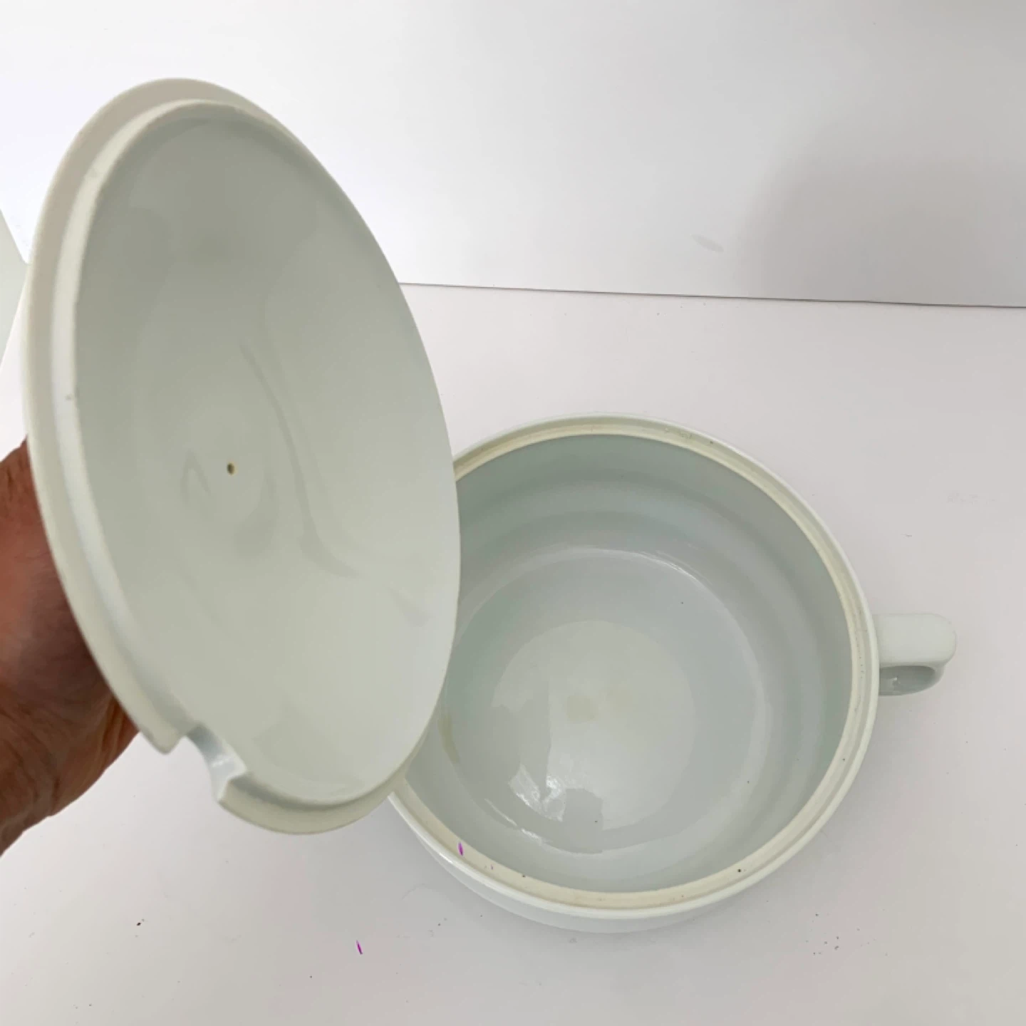 Soup Tureen Serving Bowl Covered Bowl Ceramic Serving Dish - photo 3