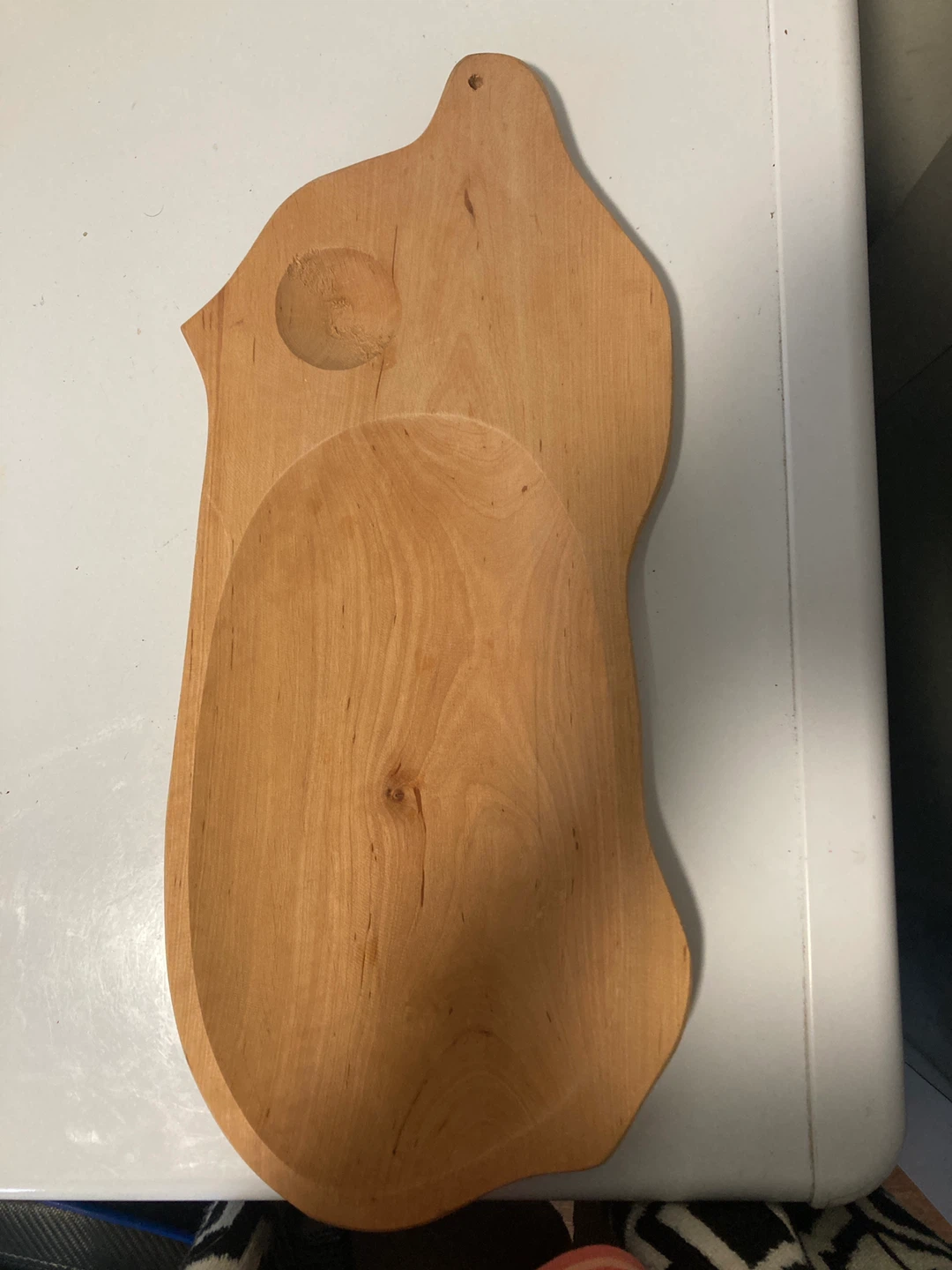 Wooden Serving Board with Compartments