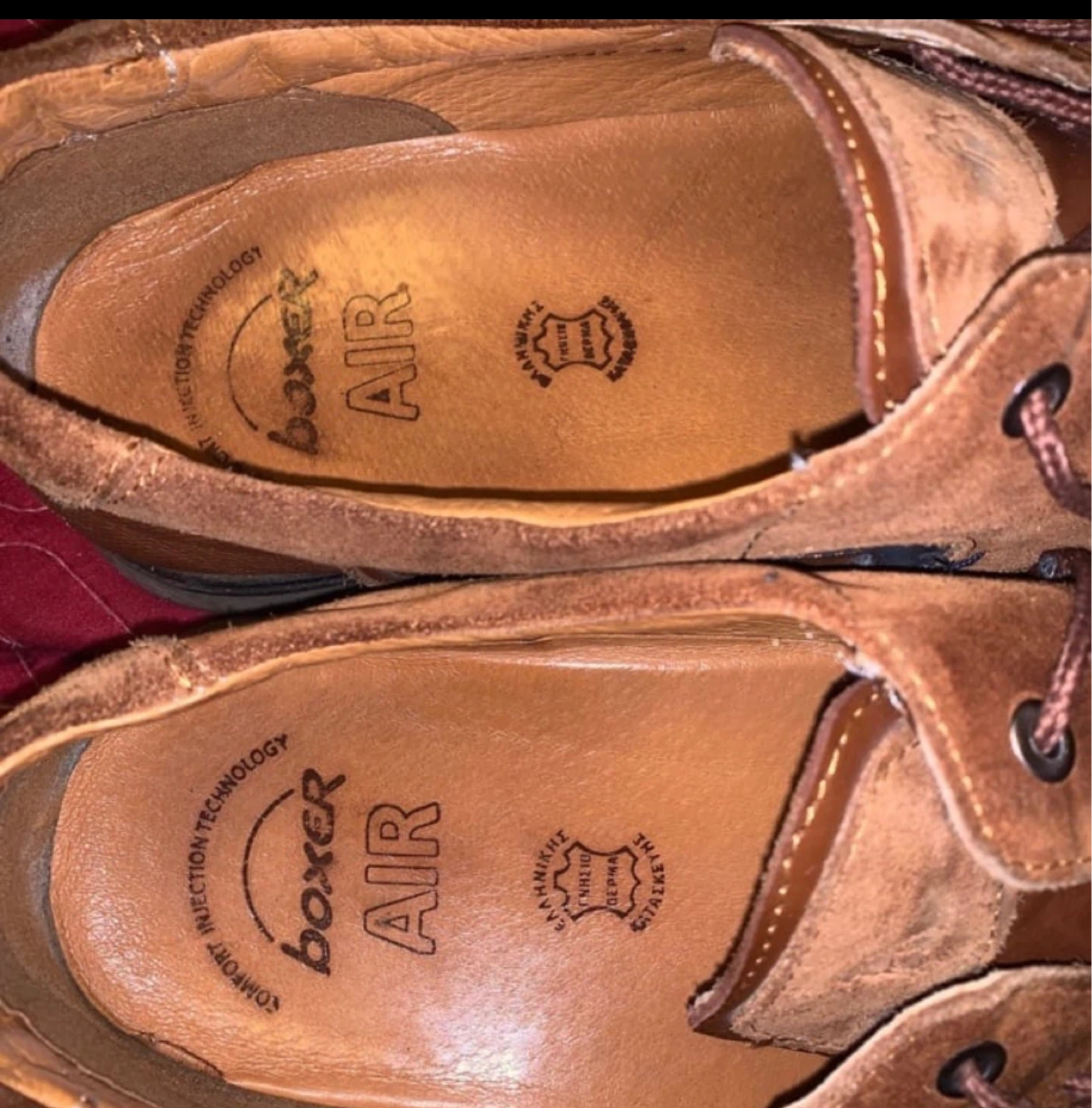 ⚽ Boxer Air Men's Brown Leather Boat Shoes - photo 4