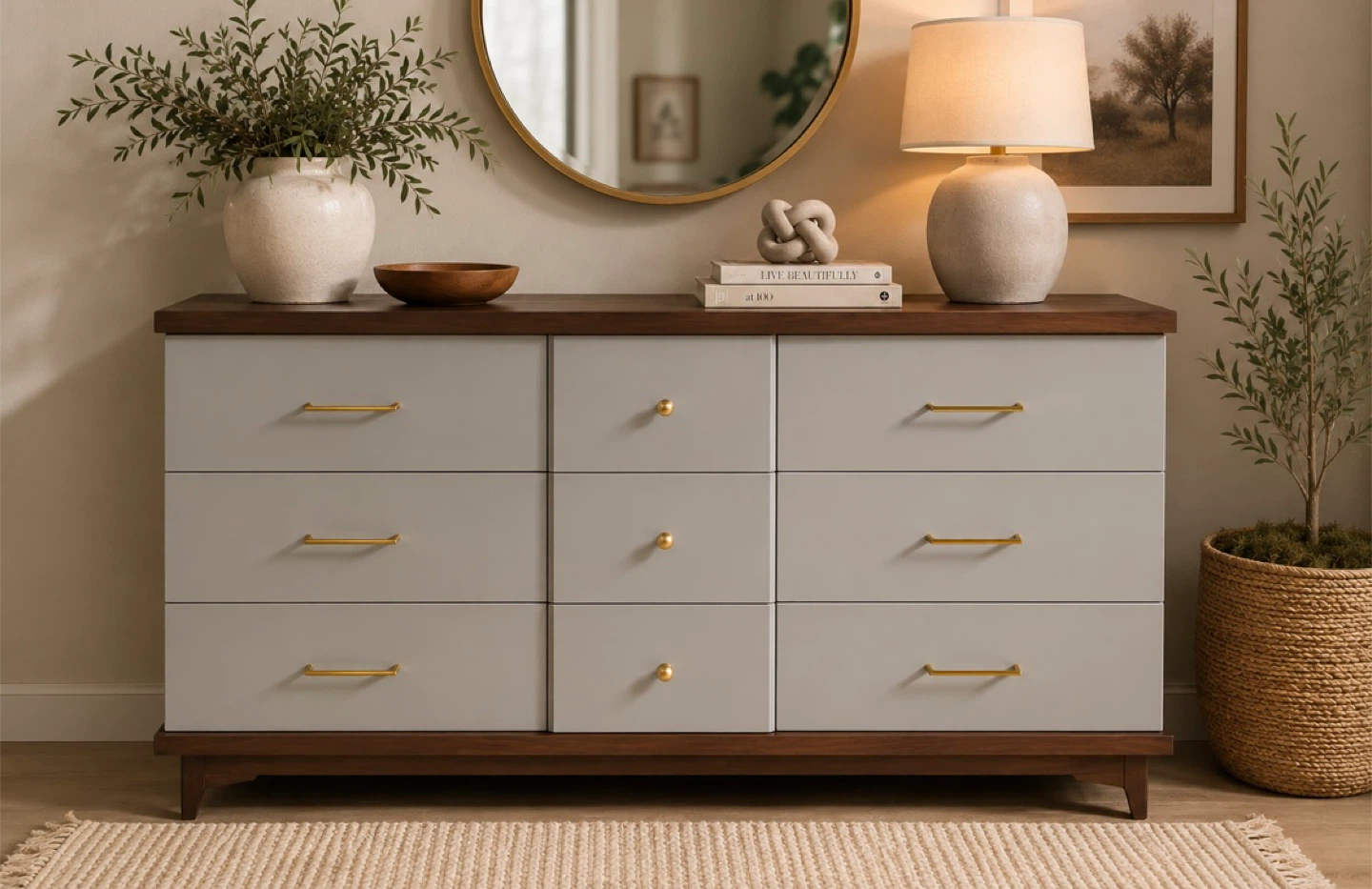 ✨Vintage Mahogany Dresser by Peppler Furniture ✨