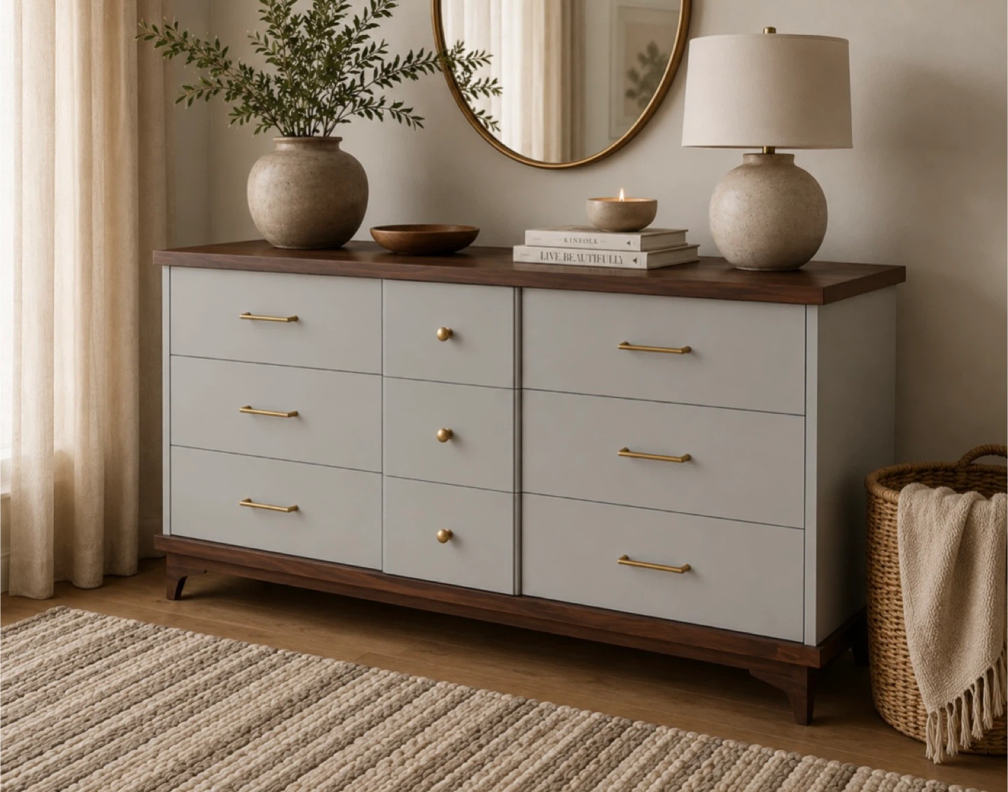 ✨Vintage Mahogany Dresser by Peppler Furniture ✨ - photo 5