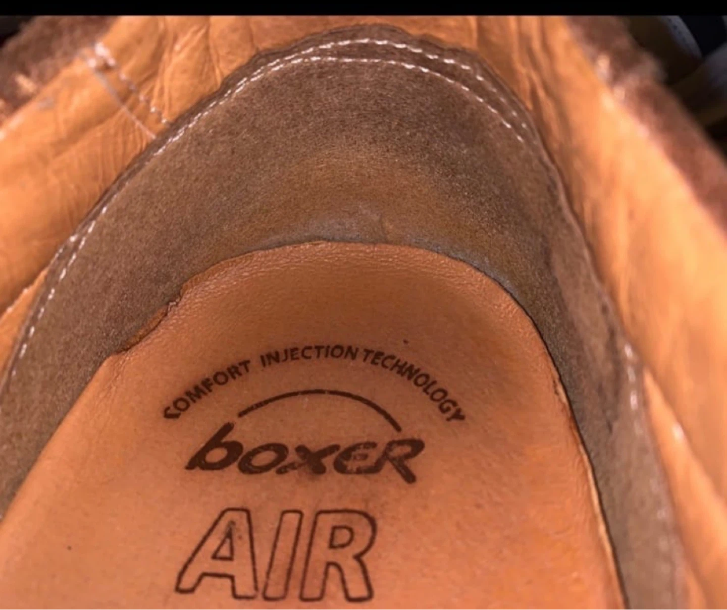 ⚽ Boxer Air Men's Brown Leather Boat Shoes - photo 5