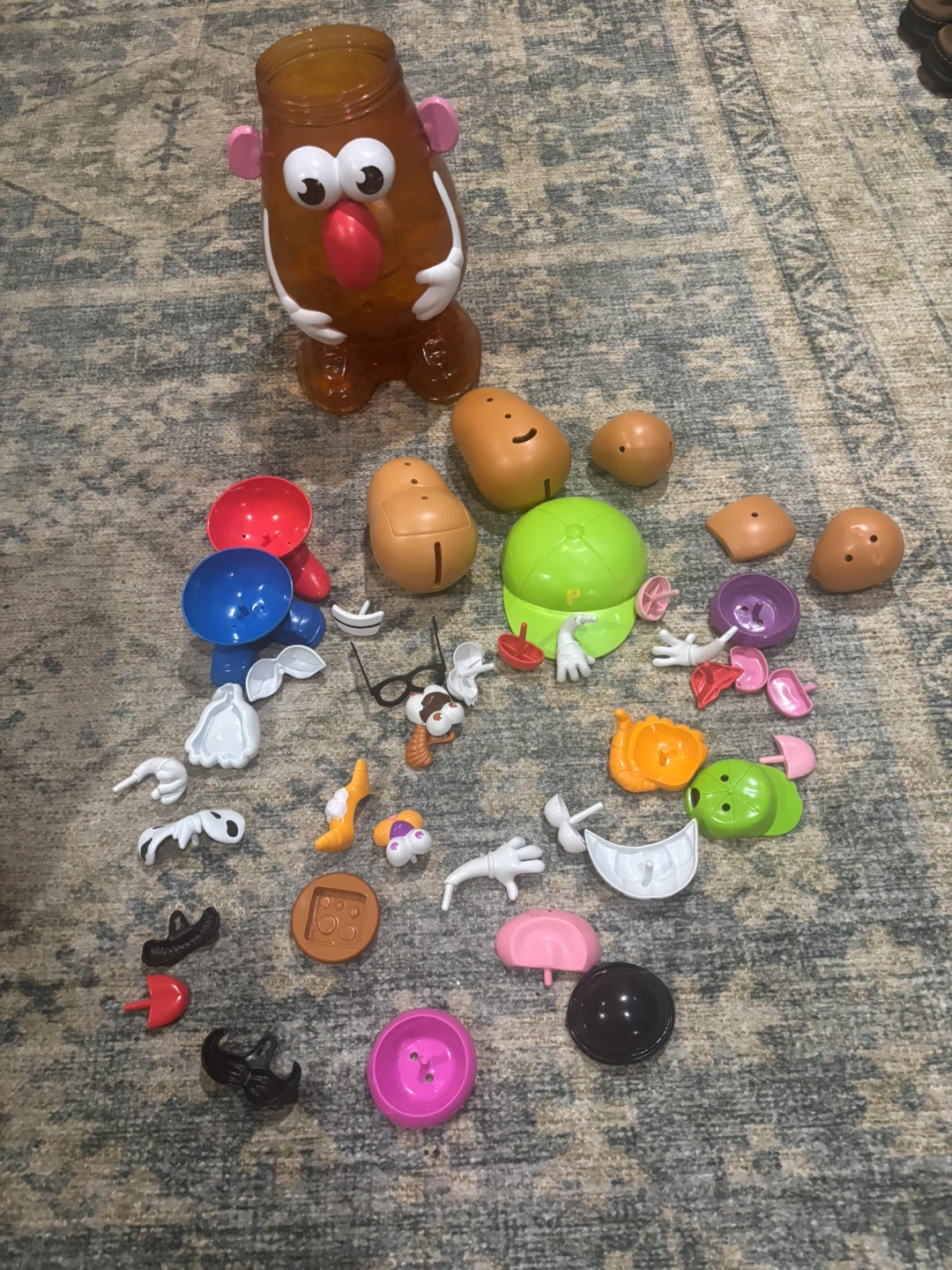2002 Mr. Potato Head Toy Set 45pcs