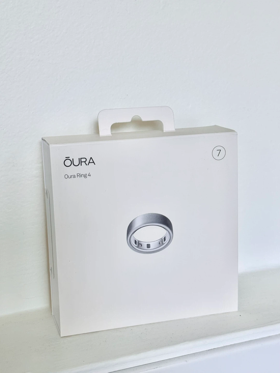 SEALED - Brand New Oura Ring 4 – Size 7 – Brushed Silver