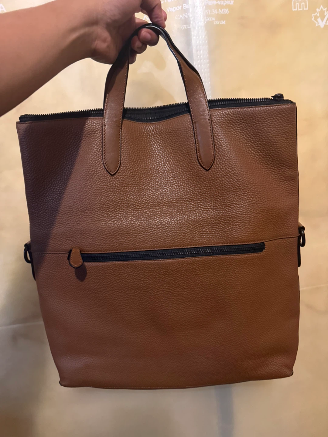 Coach Brown Leather Tote Bag - photo 3