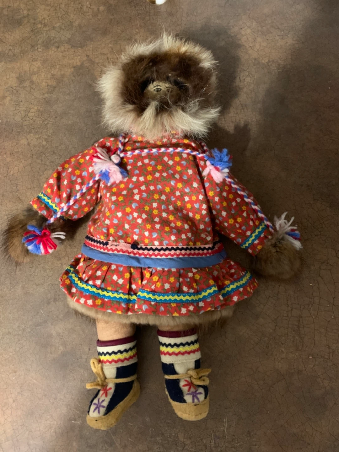 Handmade Doll in Indigenous-Inspired Outfit - photo 2
