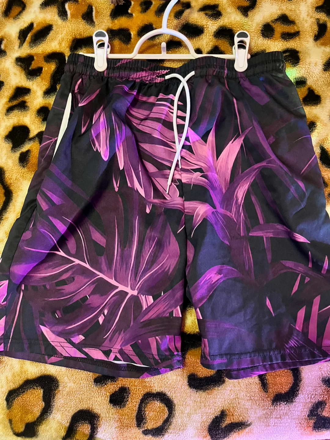 Men's Floral Print Swim Shorts