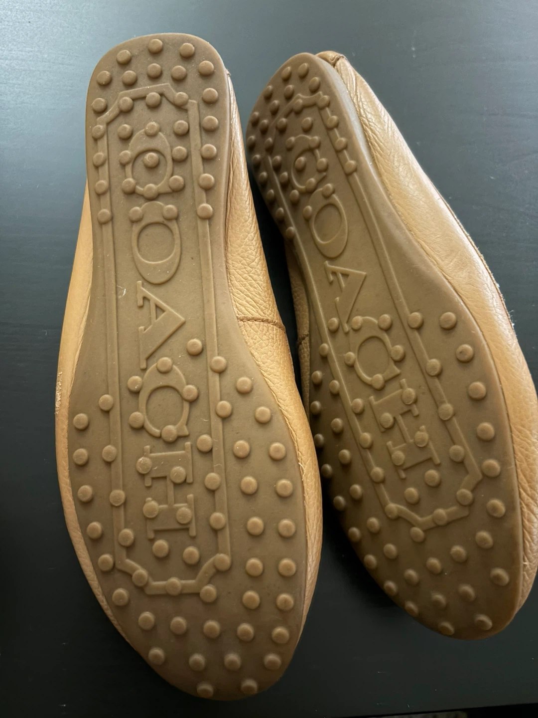 Coach Leather Loafers - Tan - photo 2
