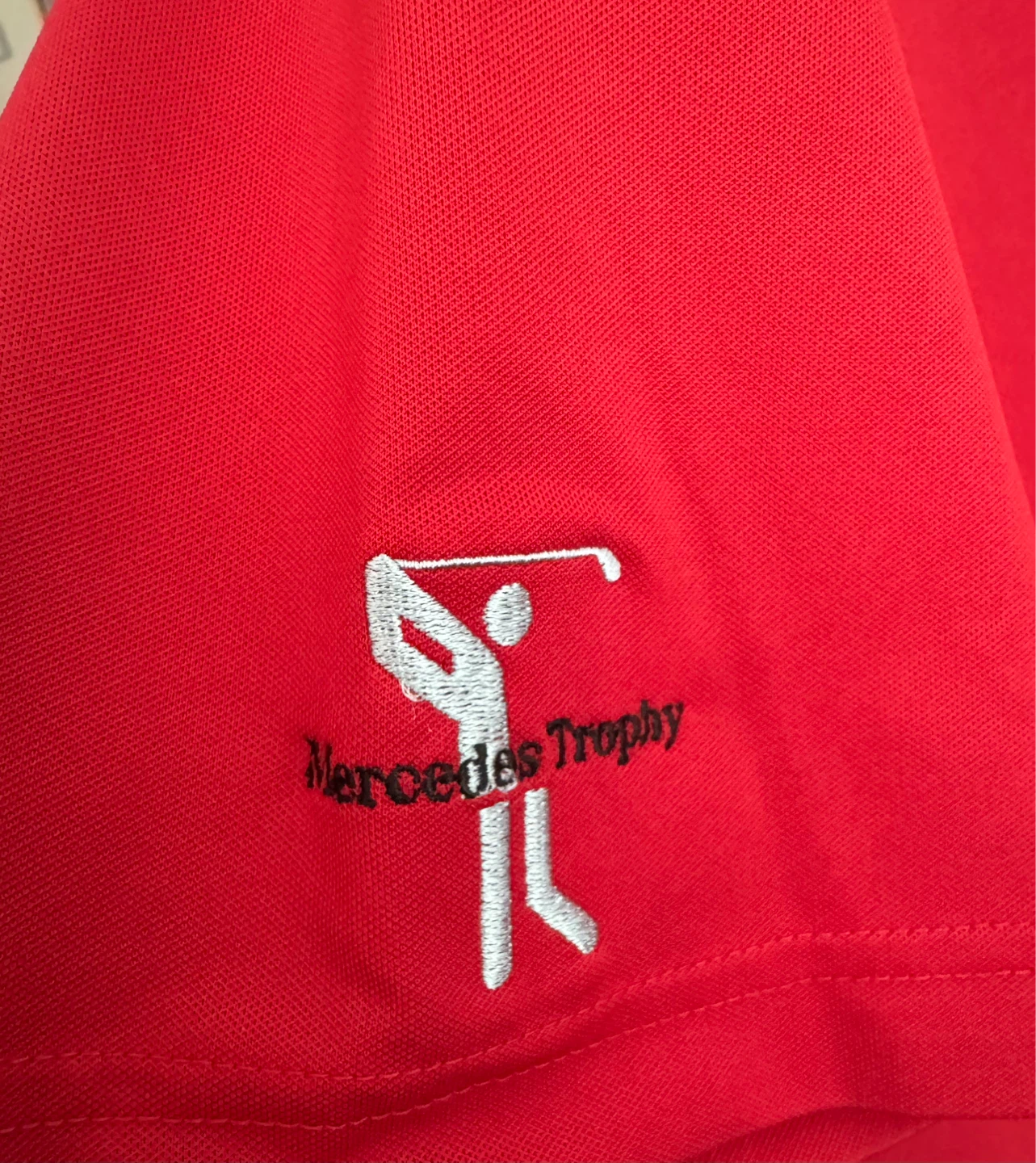 Mercedes Trophy Red Polo Shirt - photo 3