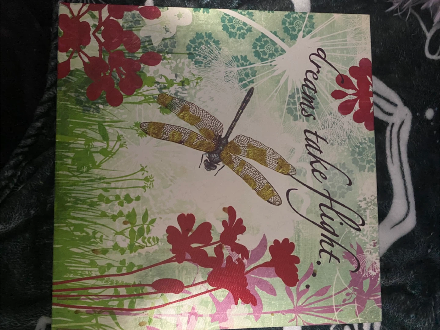 Dragonfly "Dreams Take Flight" Wall Art