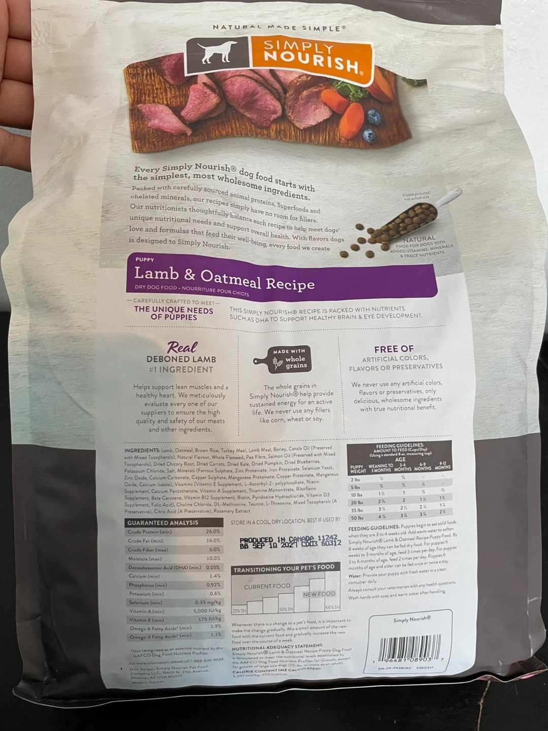 Brand New Chicken Free Puppy Food - photo 3