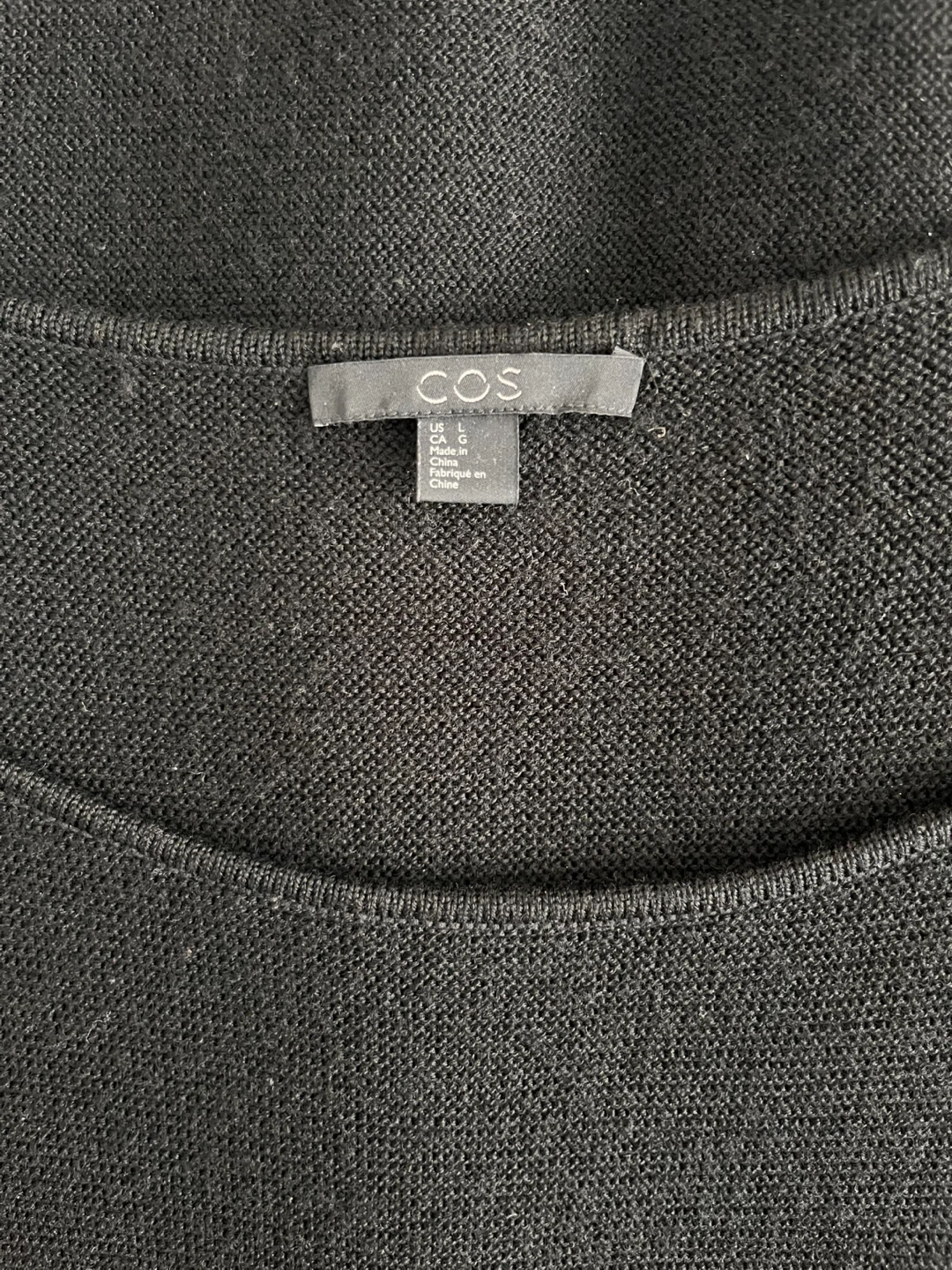 COS Black 100% Wool Sweater - photo 3