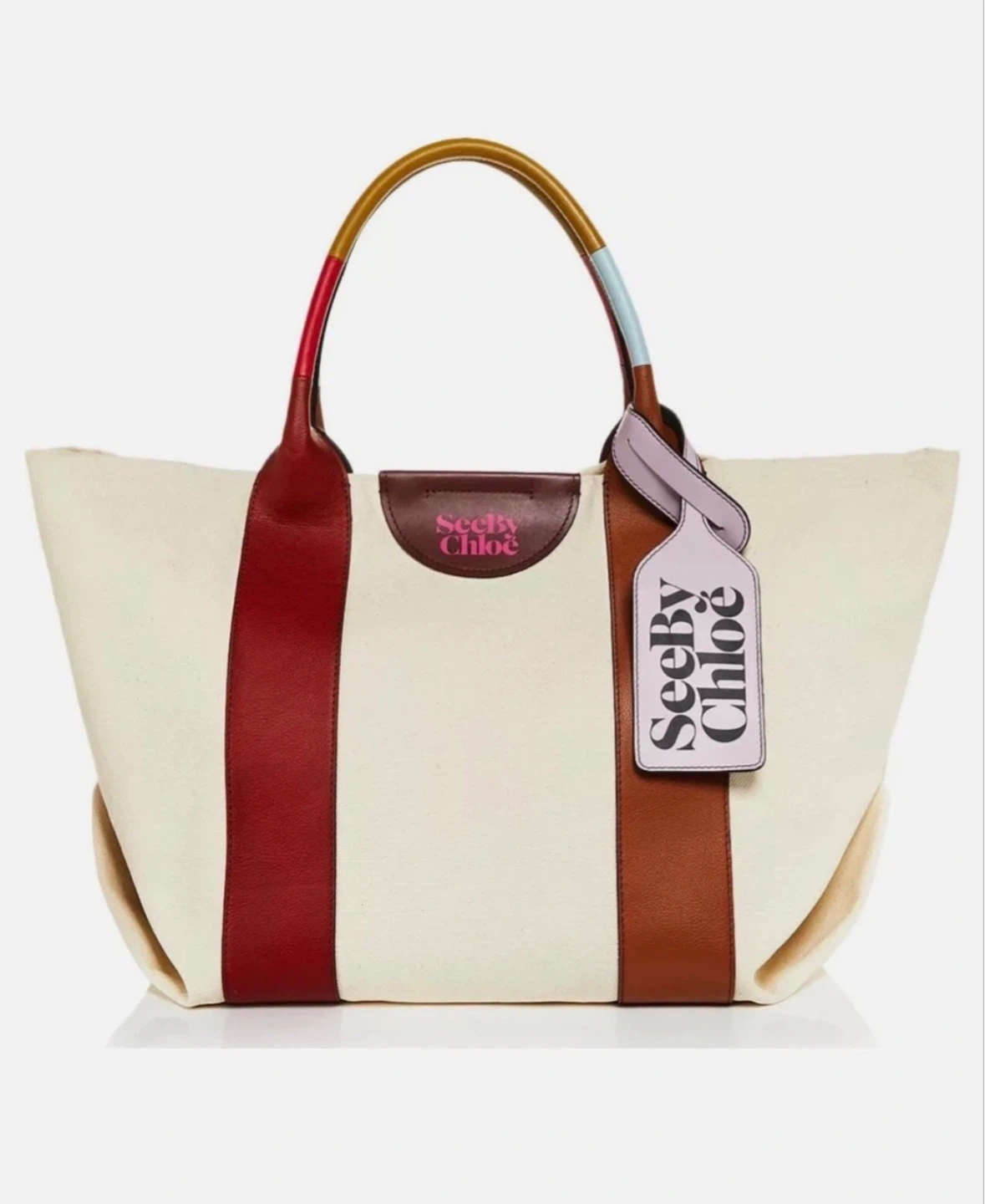 See By Chloé Canvas & Leather Tote Bag - photo 5