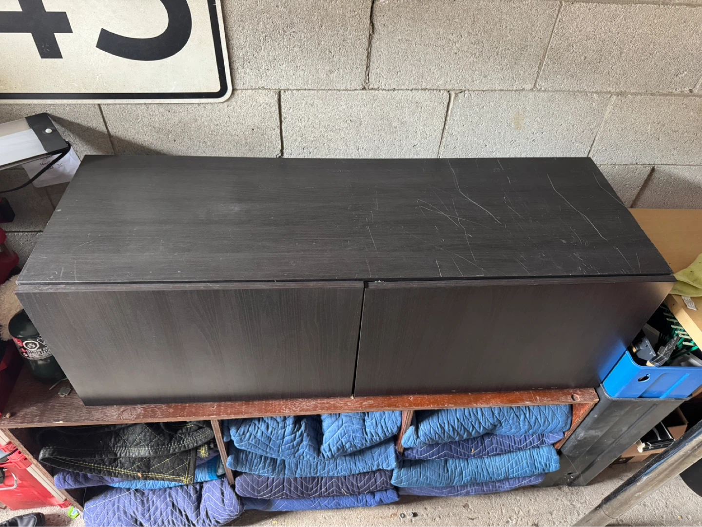 IKEA BESTA 2-Door TV Stand – Black Brown | $30 - photo 2