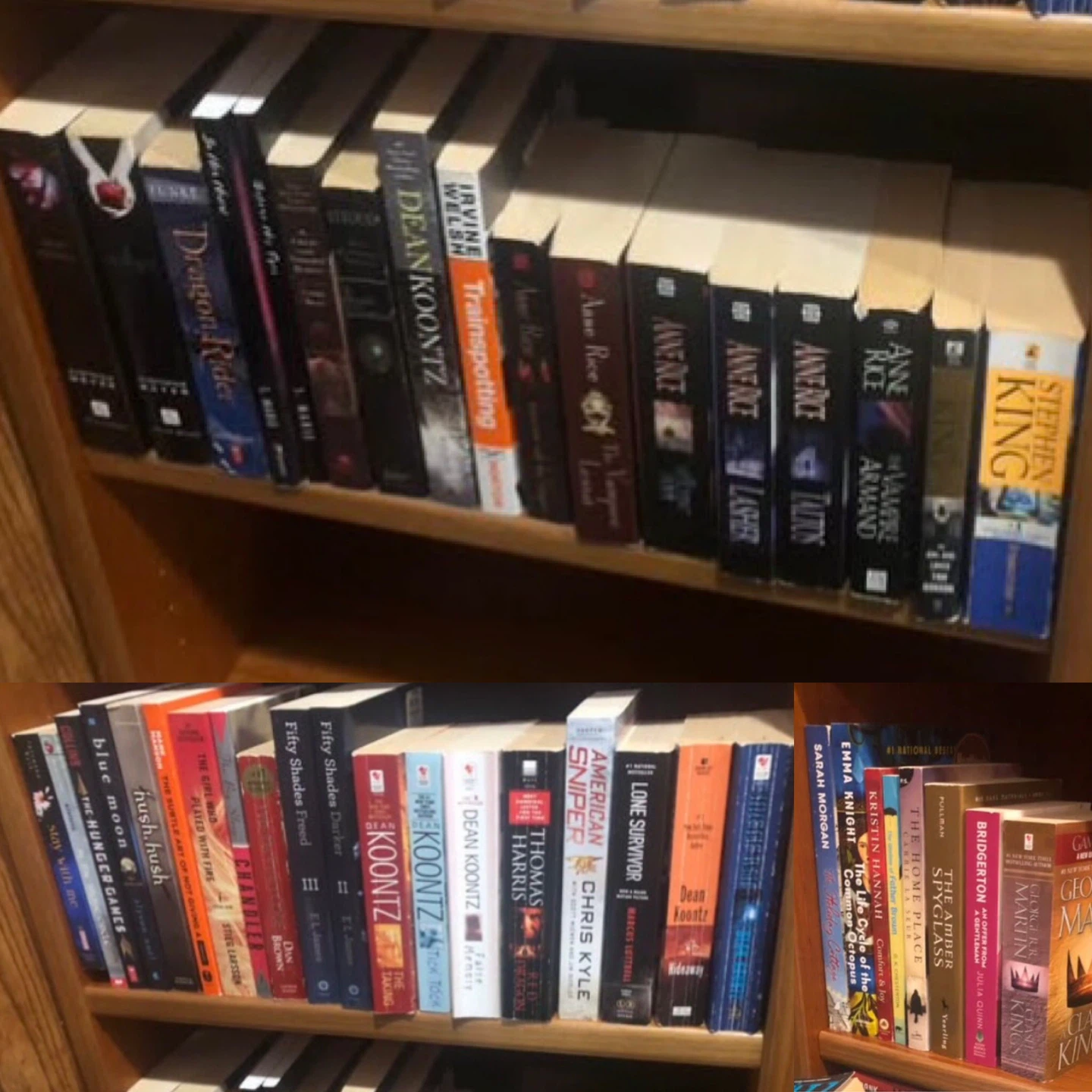 Lots of paperback books to rehome! From Bridgerton to Anne Rice!