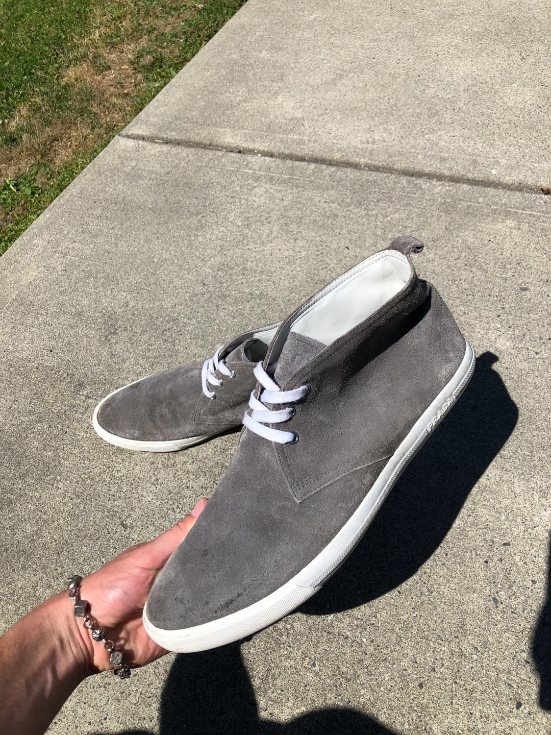 Prada Suede Chukka HighTops [Size 12]